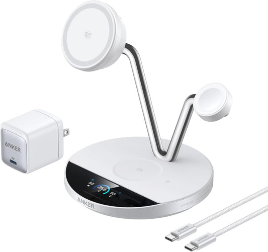 日本代購｜安克 無線充電器 - Prime 3合1 無線充電座｜Amazon JP