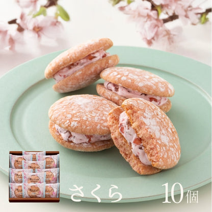 神戶風月堂 神戶布雪（櫻花風味）10個入
