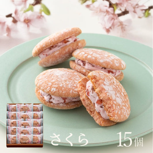 神戶風月堂 神戶布雪（櫻花風味）15個入