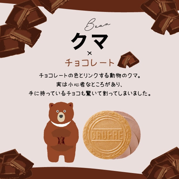 神戶風月堂 迷你法蘭酥 5入 - 可愛動物包裝禮盒