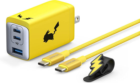 日本代購｜安克 皮卡丘 充電器 - USB PD 充電器 65W 皮卡丘款｜Amazon JP