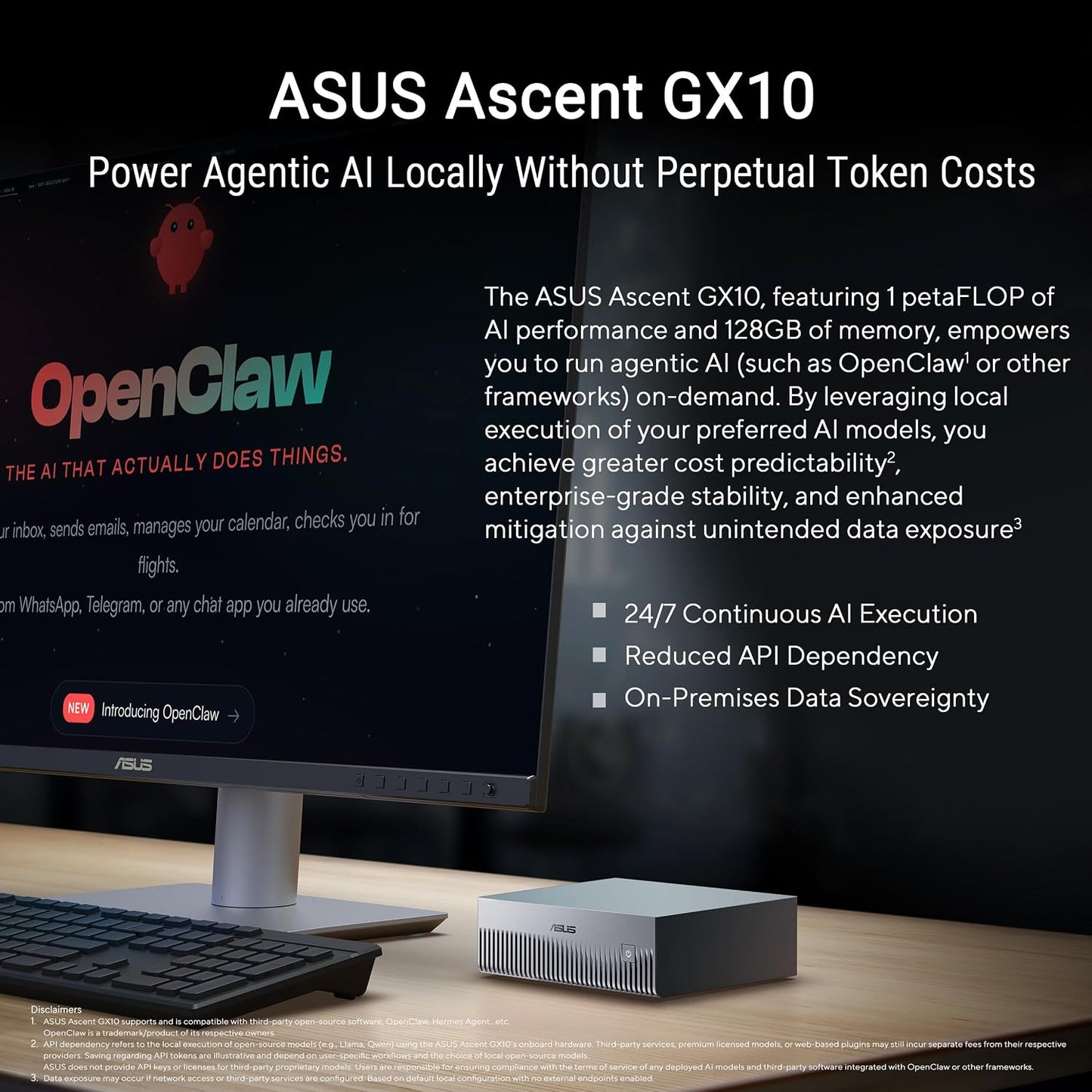 日本代購｜華碩 迷你電腦 - Ascent GX10 迷你電腦 AI開發者用｜Amazon JP