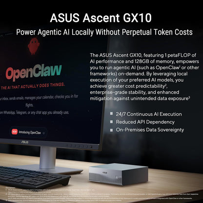 日本代購｜華碩 迷你電腦 - Ascent GX10 迷你電腦 AI開發者用｜Amazon JP