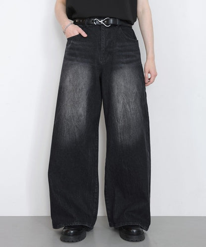日本代購｜LILL 寬褲 - 13oz 復古洗寬褲｜ZOZOTOWN