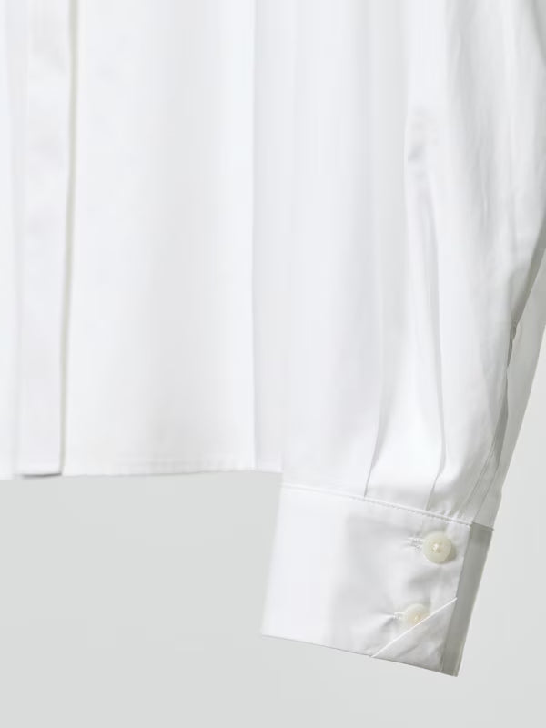 日本代購｜UNIQLO 襯衫 - コットン立領襯衫 OFF WHITE / XS｜UNIQLO