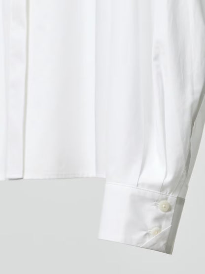 日本代購｜UNIQLO 襯衫 - コットン立領襯衫 OFF WHITE / XS｜UNIQLO