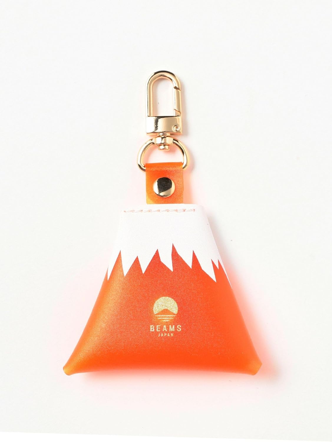 日本代購｜Beams Japan 硬幣包 - 富士山硬幣包 - 橘色｜Amazon JP