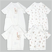 日本代購｜嬰兒服裝 - 新生兒長袖肌著4件組 スヌーピー｜Shop.akachan