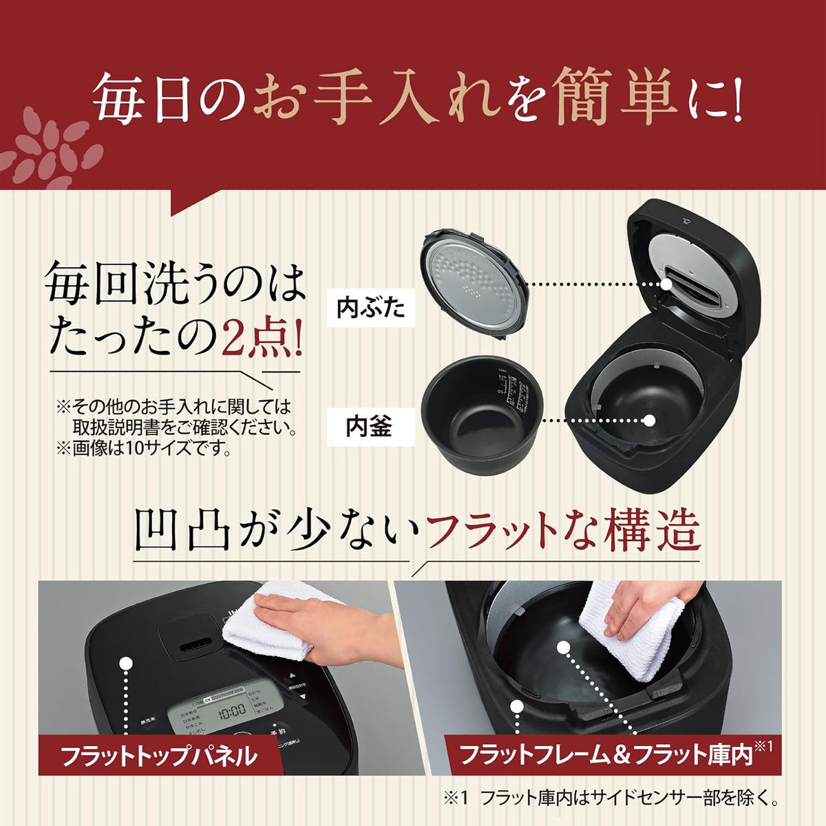 日本代購｜象印 電飯煲 - 5.5合 黑色 NW-QA10-BA｜Amazon JP