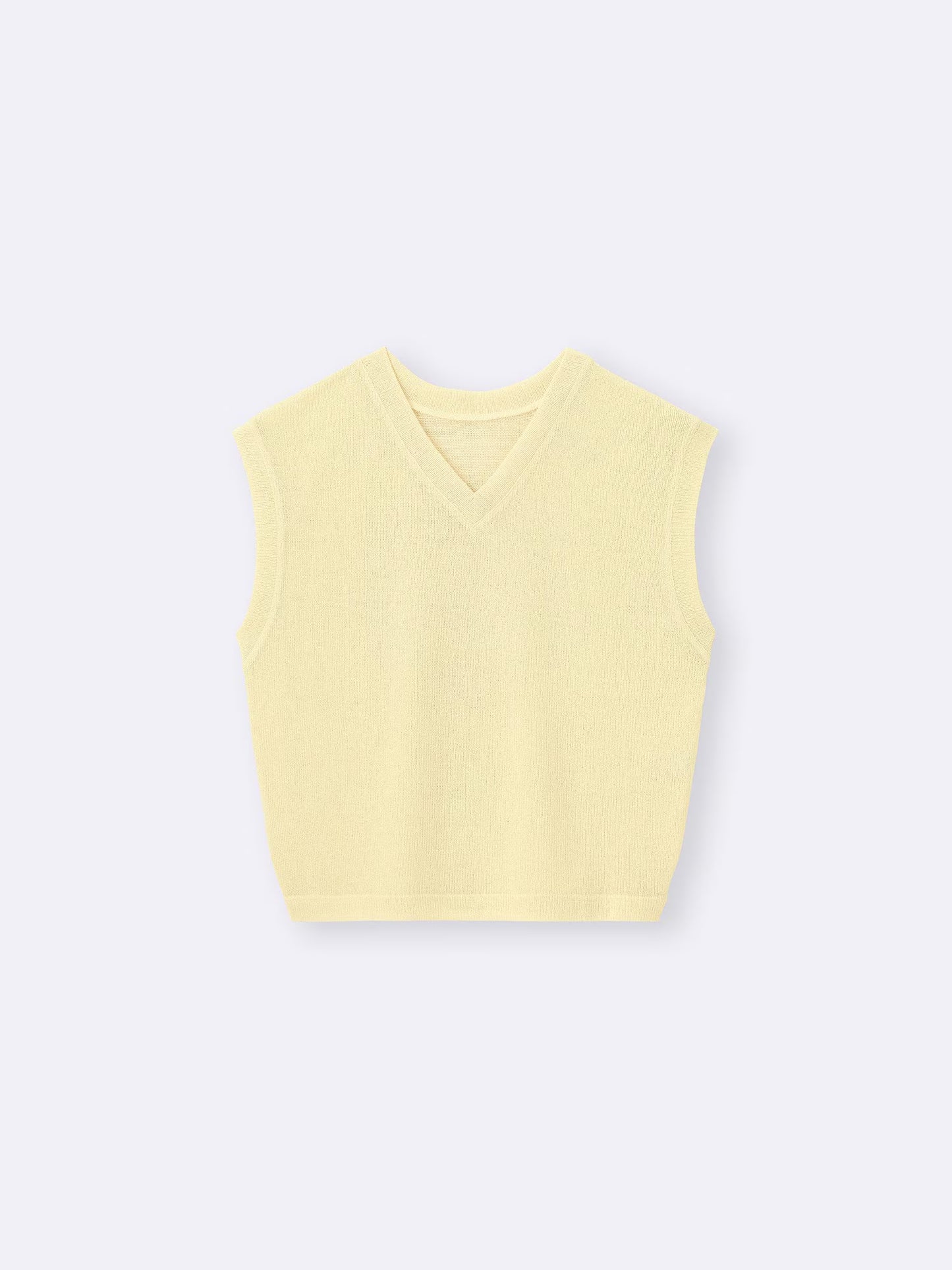 日本代購｜GU T恤 - ループヤーンV領T恤 OFF WHITE｜GU