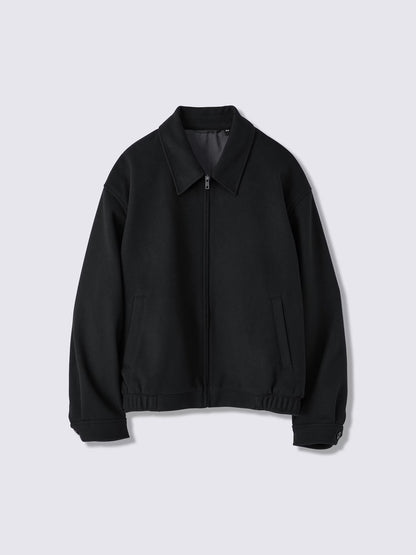 日本代購｜GU コージーメルトンジップブルゾン【DARK GRAY / M】｜GU