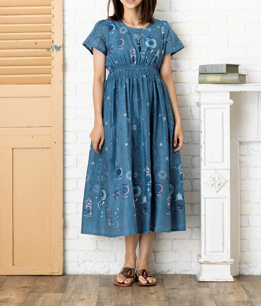 日本代購｜e-セレショップ 連衣裙 - CUA COLLECTION JU009 印度綿連衣裙｜樂天