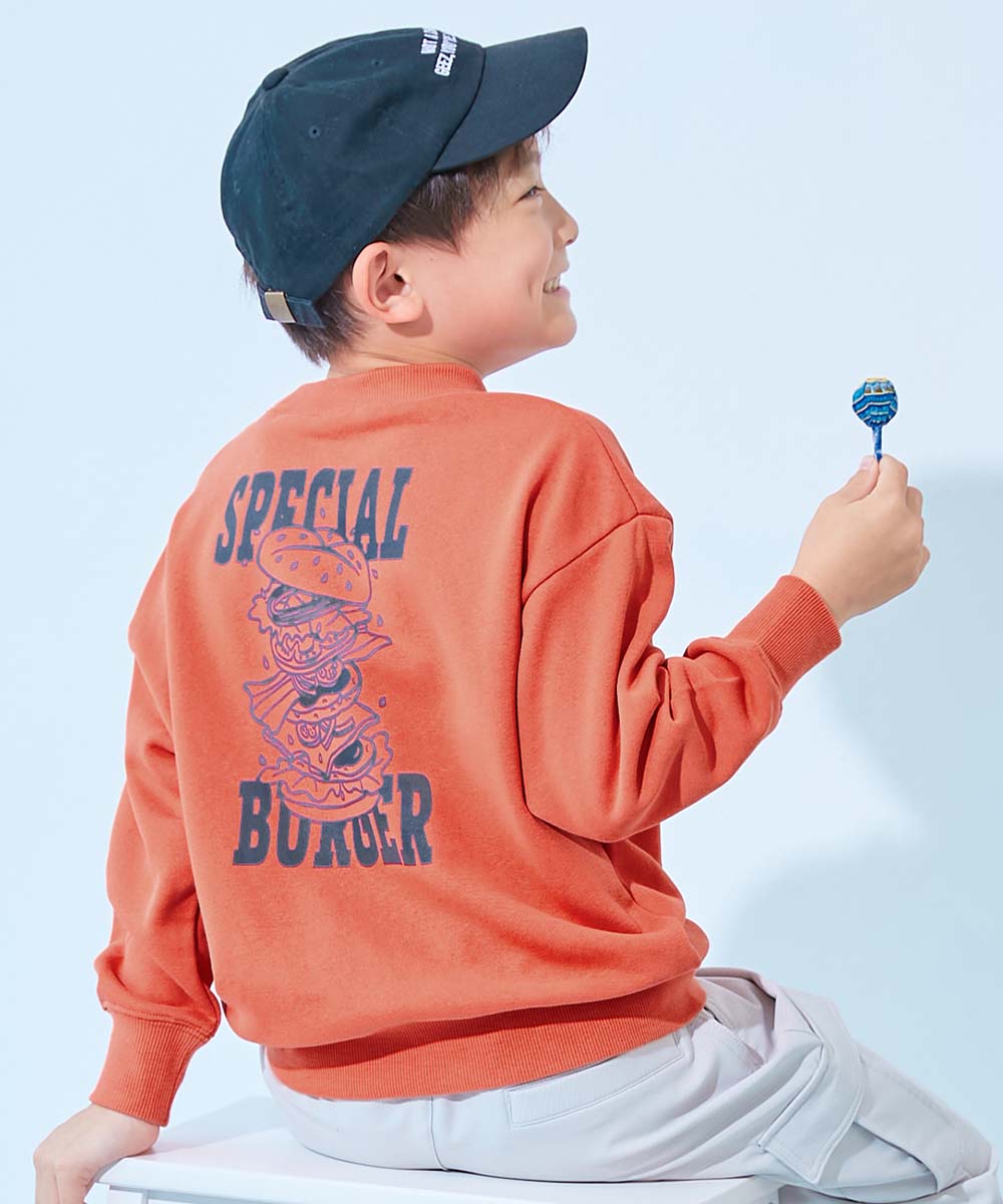 日本代購｜devirockstore 【楽天市場】【LIMITED SALE 最大12%OFF】デビラボ BIGシルエット プリント トレーナー 子供服 キッズ ベビー服 男の子 女の子 オーバーサイズ トレーナー トップス：devirock 楽天市場店【013-風景-ペールグレー / 110】｜樂天