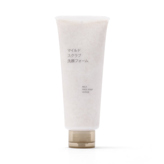 日本代購｜無印良品 洗面乳 - マイルドスクラブ洗顔フォーム｜MUJI