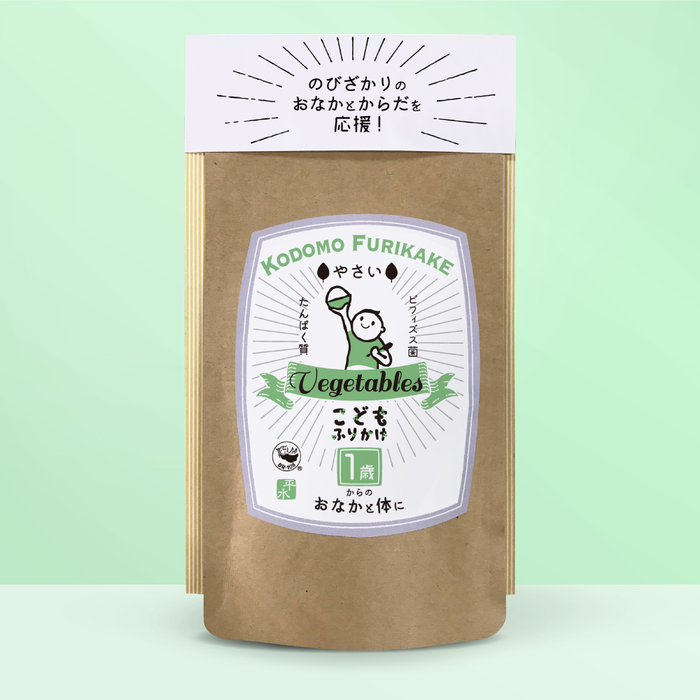 營養豐富的兒童專用香鬆 - 兒童蔬菜香鬆 40g |適合一歲以上寶寶的健康選擇 | 平尾水産