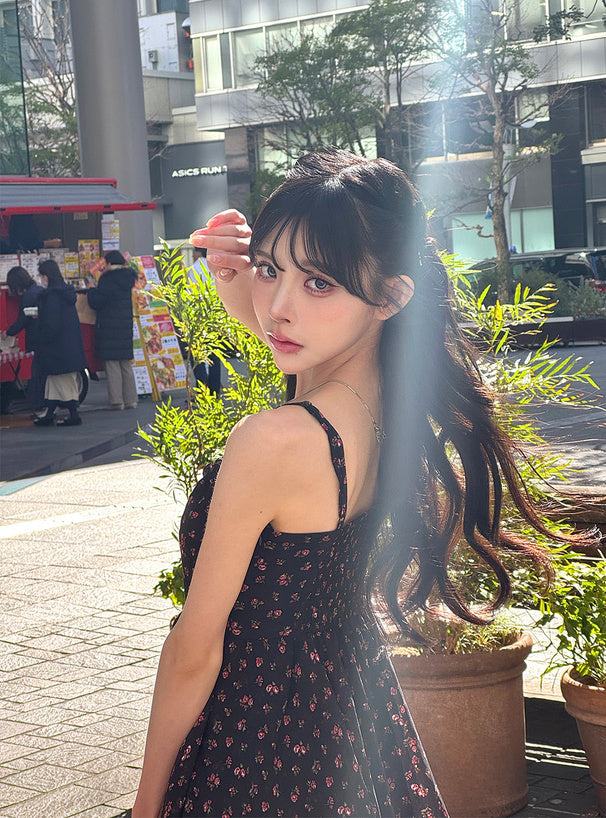 日本代購｜GRL 迷你洋裝 - 花柄迷你洋裝イレヘムキャミソール｜GRL