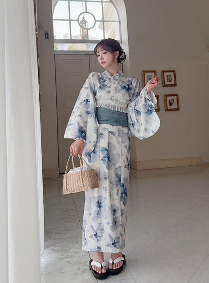 日本代購｜GRL 浴衣 - 3點套裝2Way水彩花柄浴衣｜GRL