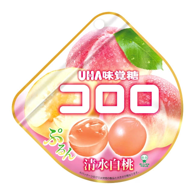 日本代購｜味覺糖 糖果 - コロロ清水白桃 40g 6袋｜樂天
