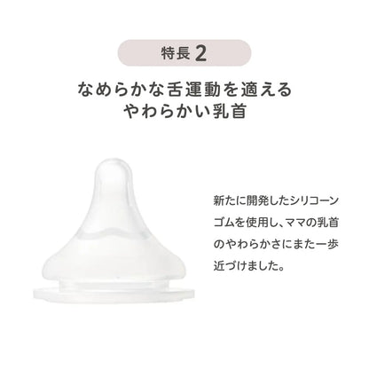 日本代購｜貝親 奶嘴 - 母乳實感乳首 M 2個入｜Pigeon
