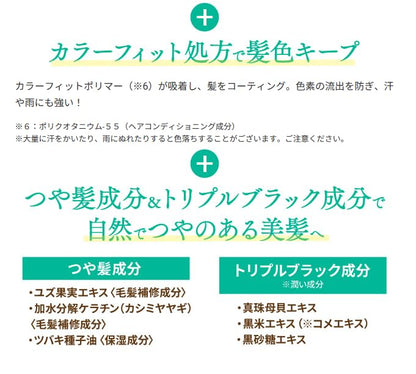 Sastty 利尻昆布白髮遮蓋棒｜深棕色｜日本製造天然植物配方｜快速乾燥隨身攜帶