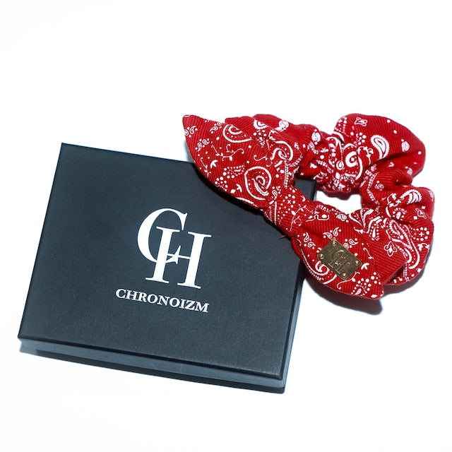 日本代購｜未知 髮圈 - DENIM SCRUNCHIE 牛仔布髮圈｜Chronoizm.thebase.in