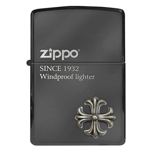 ZIPPO 打火機 經典防風款 黑色霧面設計 附禮盒與替換芯 時尚耐用 適合收藏與送禮 2CM-2