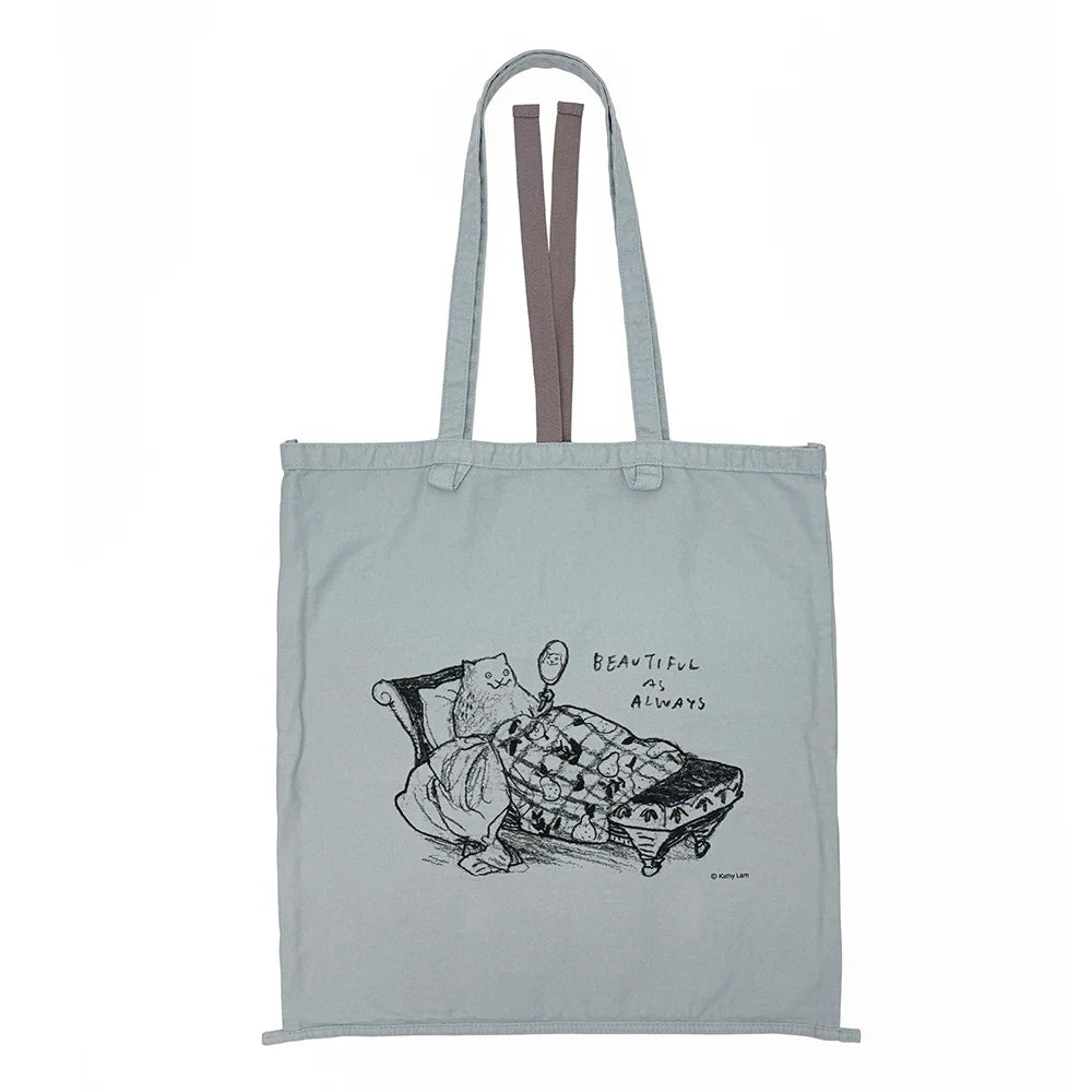 日本代購｜HEMING'S official online store [MANGO ART]  Kathy Lam トートバッグ【[MANGO ART]  Kathy Lam トートバッグ - 04.frog(10/27以降順次発送)】｜HEMING'S official online store