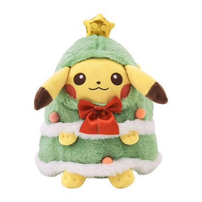 日本代購｜Pokémon Center もちふわぬいぐるみ クリスマスじゅんびチュウ！ ツリーごっこピカチュウぬいぐるみ・マスコット｜Pokémon Center