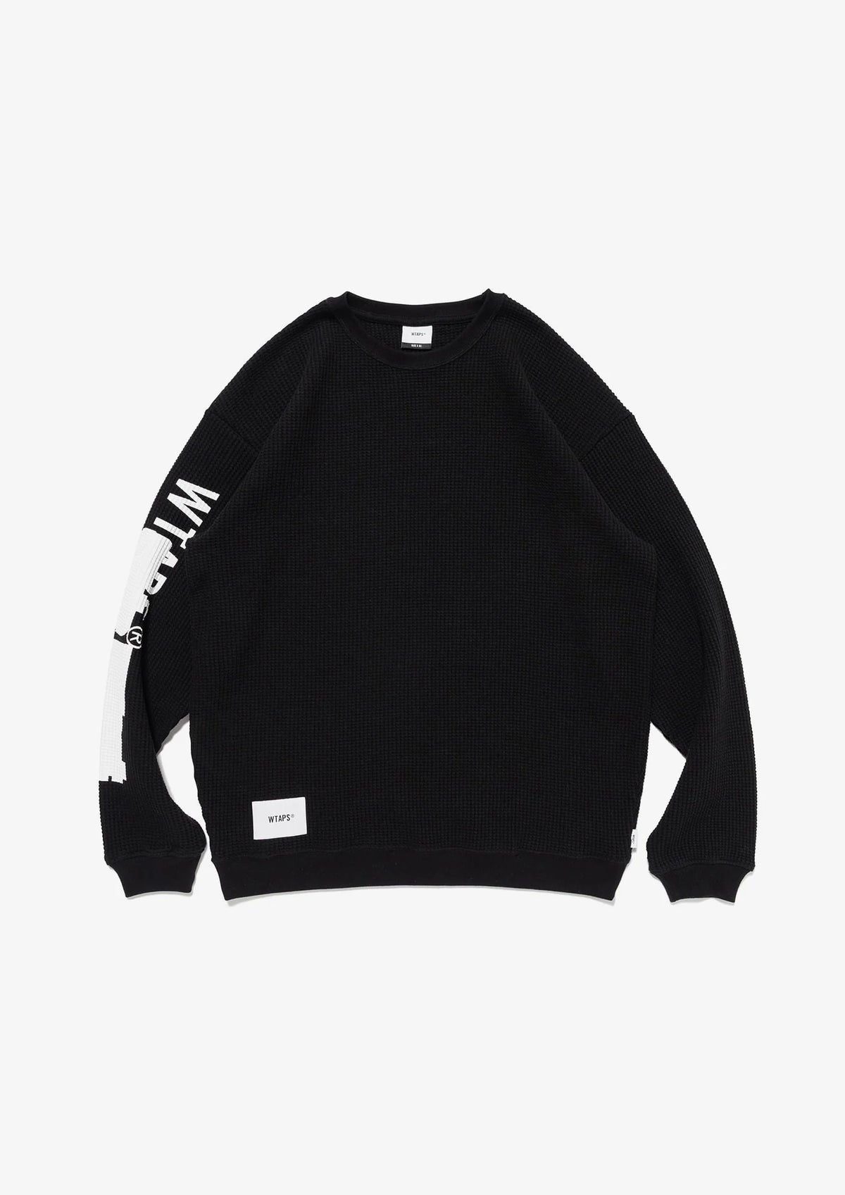 日本代購｜WTAPS WAFFLE RIBBED / LS / COTTON【BLACK / SMALL】｜WTAPS