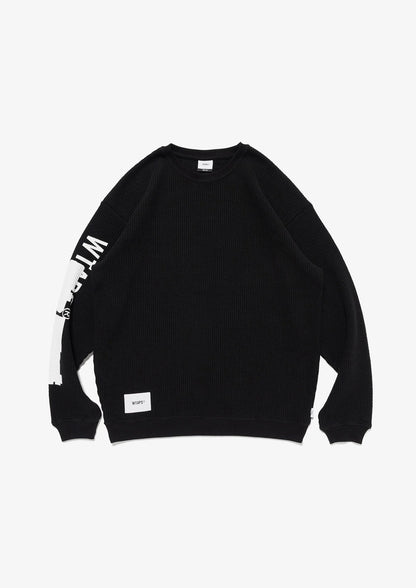 日本代購｜WTAPS WAFFLE RIBBED / LS / COTTON【BLACK / SMALL】｜WTAPS