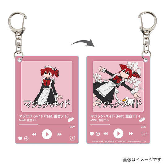 日本代購｜重音テト 重音テト 鑰匙圈 - 音樂再生風鑰匙圈〈魔法女僕〉｜Vvjp
