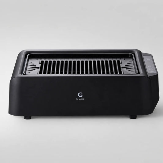 日本代購｜GLAMP 烤肉架 - .超少煙烤肉架DX 黑色｜GLAMP.公式ホームページ
