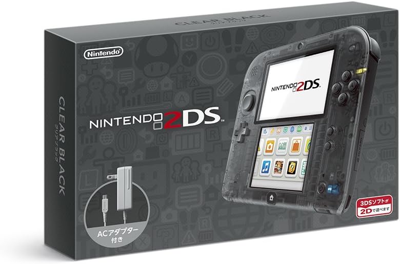 日本代購｜任天堂 掌上遊戲機 - 2DS 透明黑色｜Amazon JP
