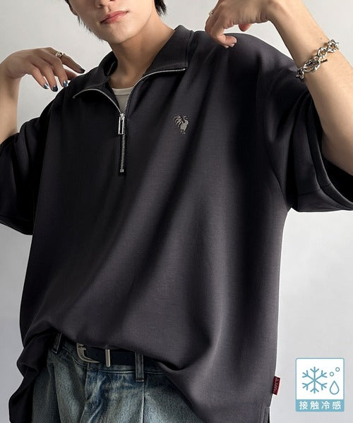 日本代購｜Java T恤 - tシャツ 接觸冷感功能刺繡半袖T恤｜ZOZOTOWN