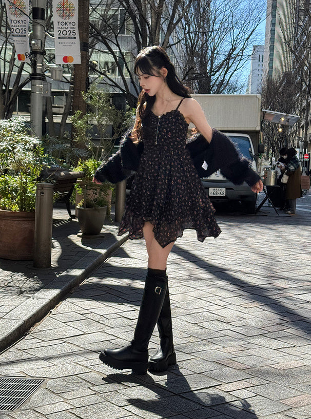 日本代購｜GRL 迷你洋裝 - 花柄迷你洋裝イレヘムキャミソール｜GRL