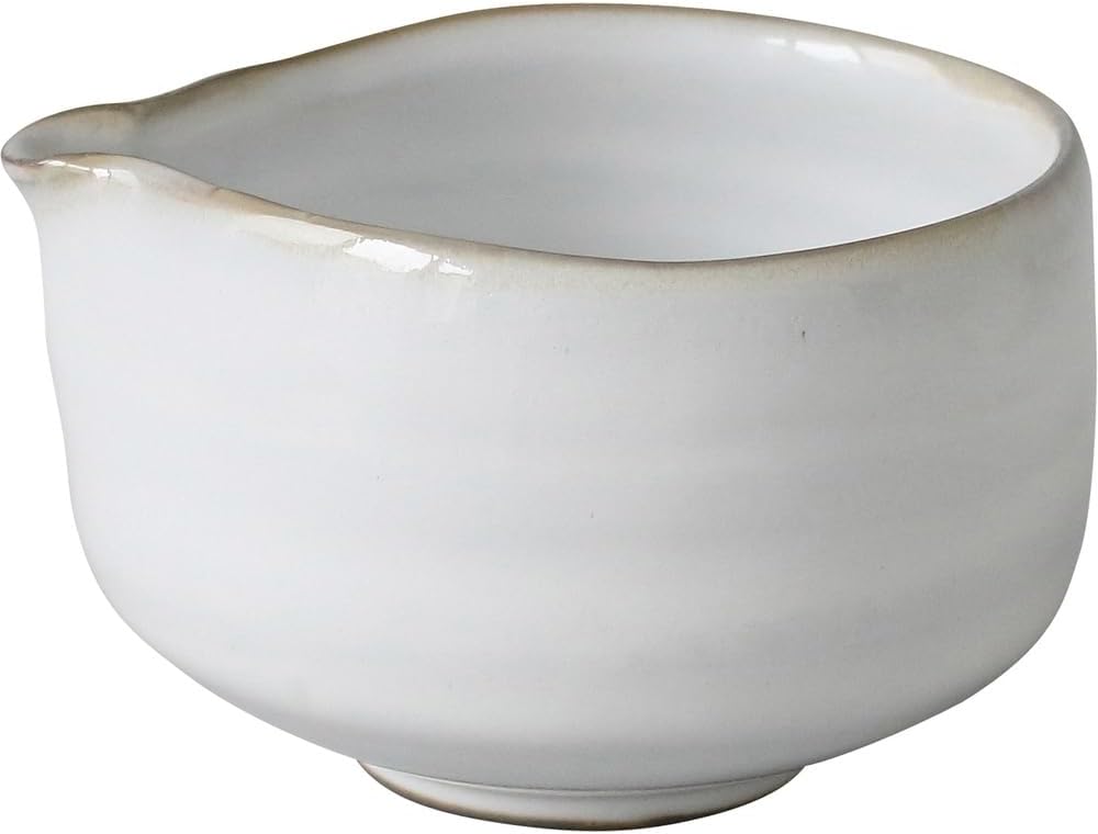 日本代購｜世界創造 抹茶碗 - 手工制作單口抹茶碗 乳浊｜Amazon JP