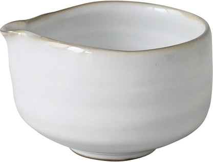 日本代購｜世界創造 抹茶碗 - 手工制作單口抹茶碗 乳浊｜Amazon JP
