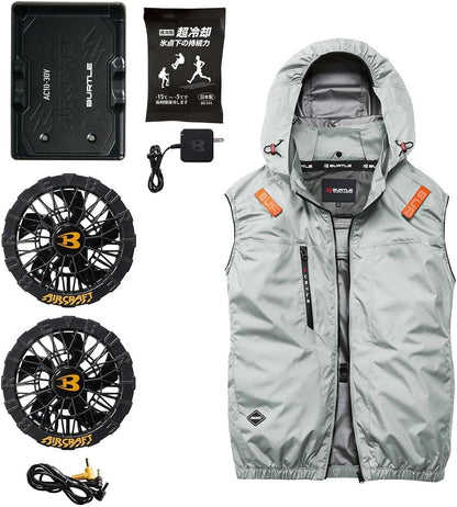 日本代購｜BURTLE 空調作業服 - AC2094 超冷卻保冷劑｜Amazon JP