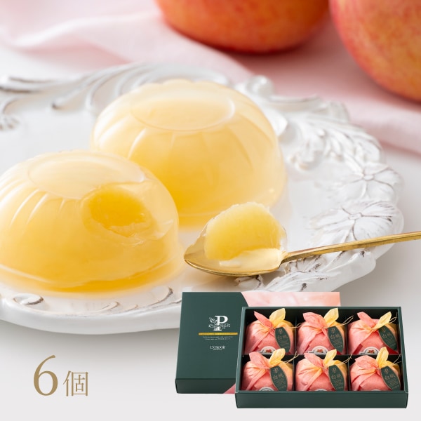 神戶風月堂水蜜桃果凍6入