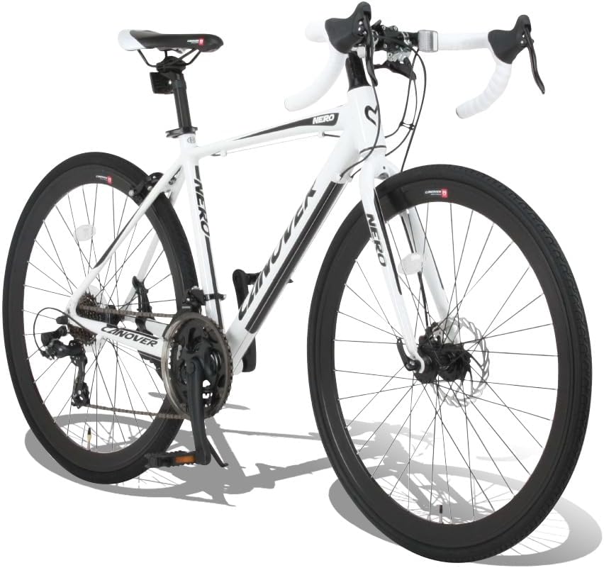 日本代購｜卡诺伯 公路自行車 - 21档变速 碟刹 公路自行车｜Amazon JP