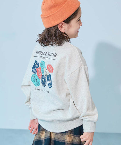 日本代購｜devirockstore 【楽天市場】【LIMITED SALE 最大12%OFF】デビラボ BIGシルエット プリント トレーナー 子供服 キッズ ベビー服 男の子 女の子 オーバーサイズ トレーナー トップス：devirock 楽天市場店【013-風景-ペールグレー / 110】｜樂天