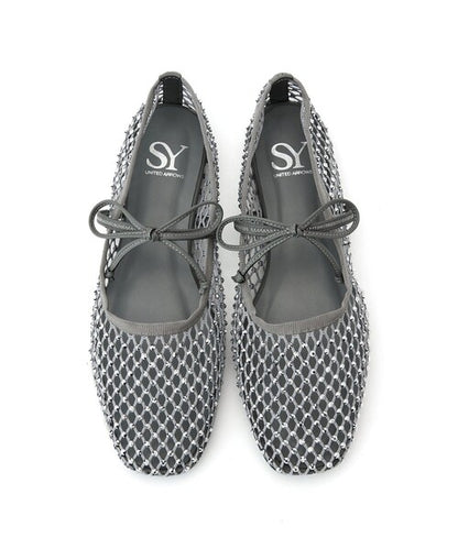 日本代購｜SY UNITED ARROWS 鞋子 - 灰色平底芭蕾鞋｜ZOZOTOWN