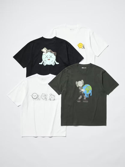 日本代購｜UNIQLO T恤 - カウズ UT/放鬆版型 T恤【00 WHITE / L】｜UNIQLO