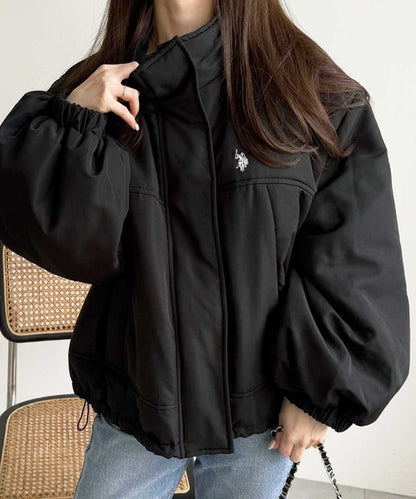 日本代購｜U.S. POLO ASSN. U.S. POLO ASSN.（ユーエスポロアッスン） ブルゾン アウター 「新色追加」GeeRA別注「U.S. POLO ASSN.」モンスター中綿ブルゾン レディース【アイボリー / M】｜ZOZOTOWN