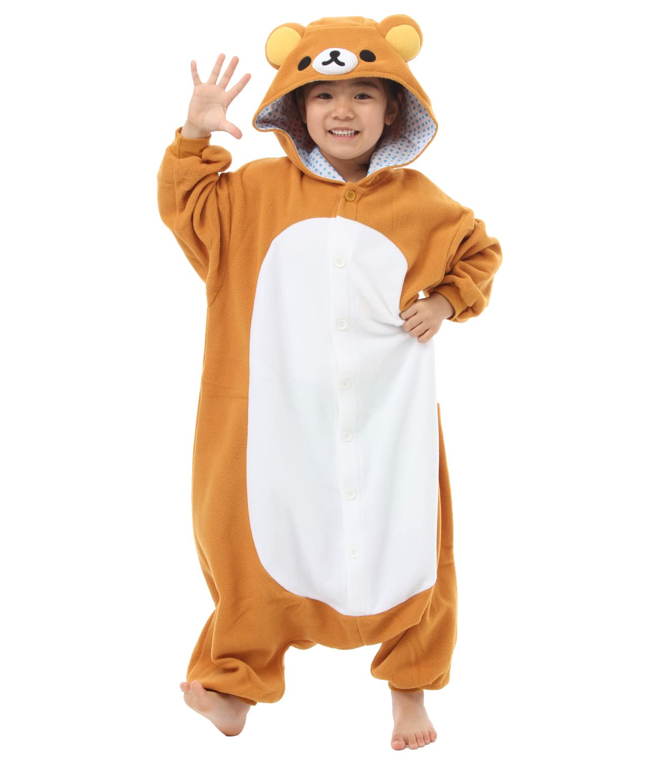 Pajama style plush cotton clothes relax bear RAX-032 free size (adults and children)