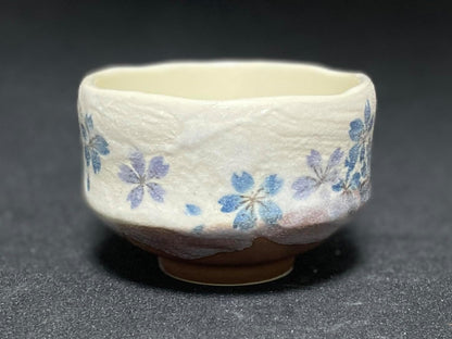日本代購｜艾尔奈特 抹茶碗 - 平安樱 蓝色 陶器｜Amazon JP