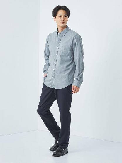 [UNITED ARROWS Green Label Relaxing] 自然合身 Viera 鈕扣領襯衫 32111993252 0110 白色(01) XS