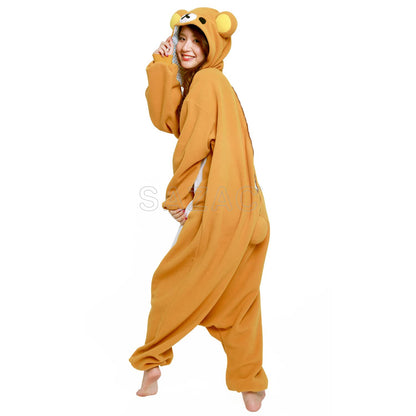 Pajama style plush cotton clothes relax bear RAX-032 free size (adults and children)