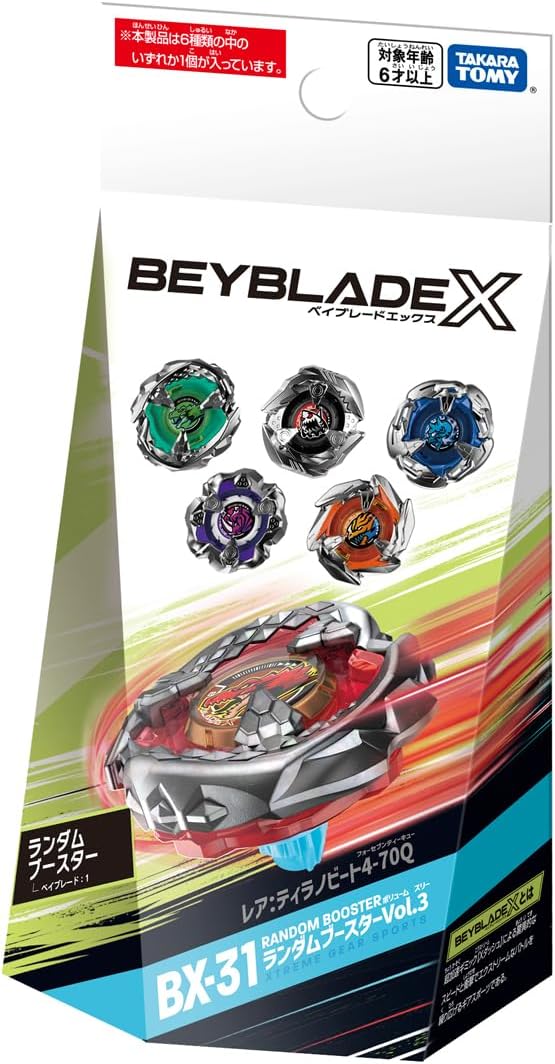 日本代購｜塔卡拉托米 陀螺 - BEYBLADE X 霸旋陀螺X BX-31 隨機推進器Vol.3｜Amazon JP