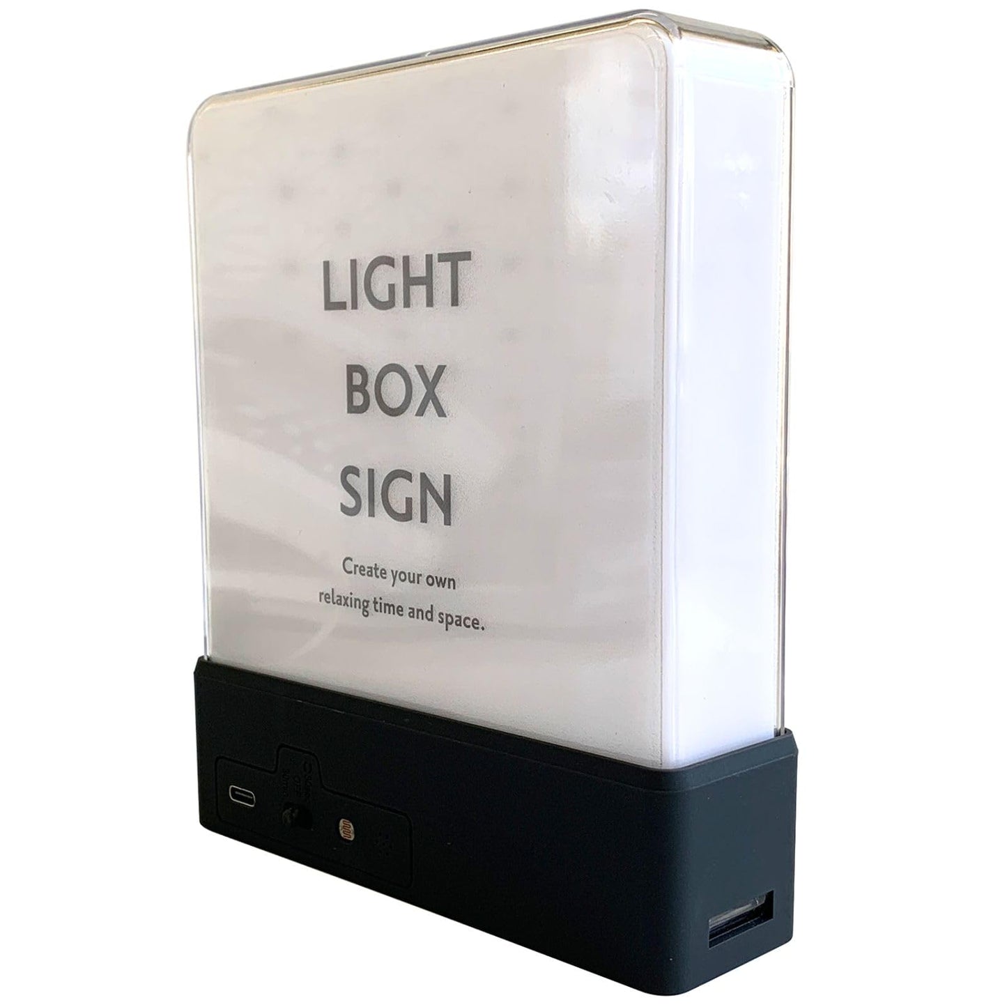 TOYO ケースLIGHT BOX SIGN (light box sign) size is approximately W13.3 D4 H15.6cm, color is LBS (white).